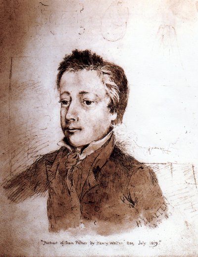 Portrait of Samuel Palmer as a Boy, 1819 by Henry Walter